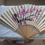 Japanese folding paper fan stock 1
