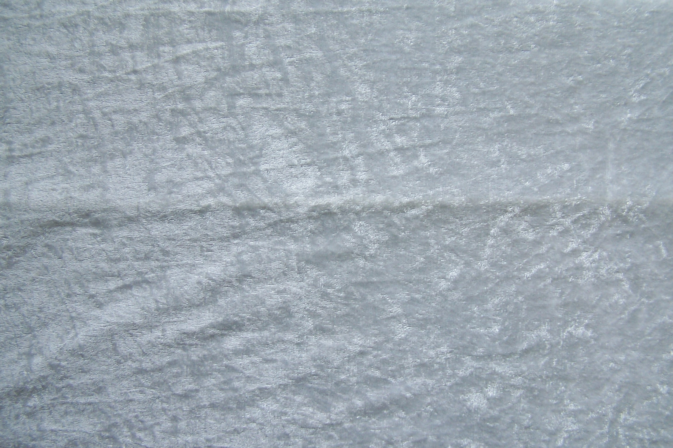 Fabric texture - white crushed velvet