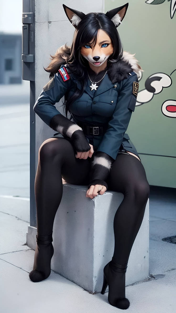 Military Fox Girl by FurryGirls4Ever on DeviantArt