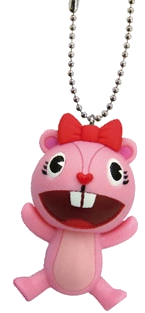 Happy Tree Friends - Giggles Keychain by BradfordHuskies9066 on DeviantArt