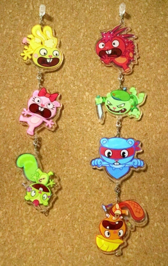Happy Tree Friends - Story Keychains by BradfordHuskies9066 on DeviantArt