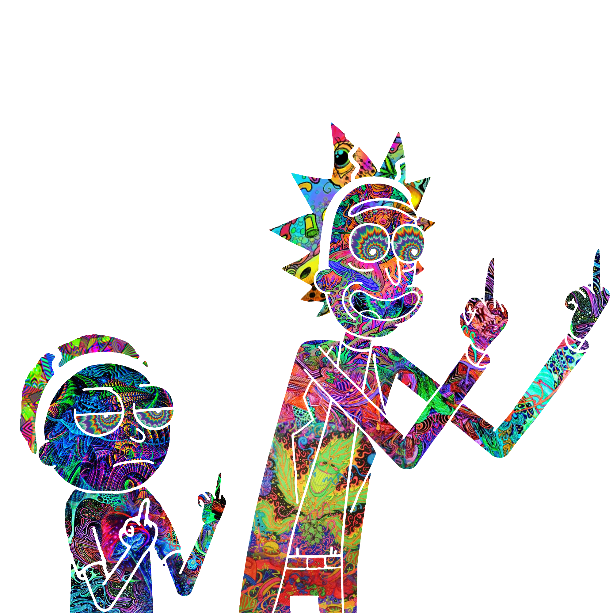 420 Rick and Morty Wallpaper