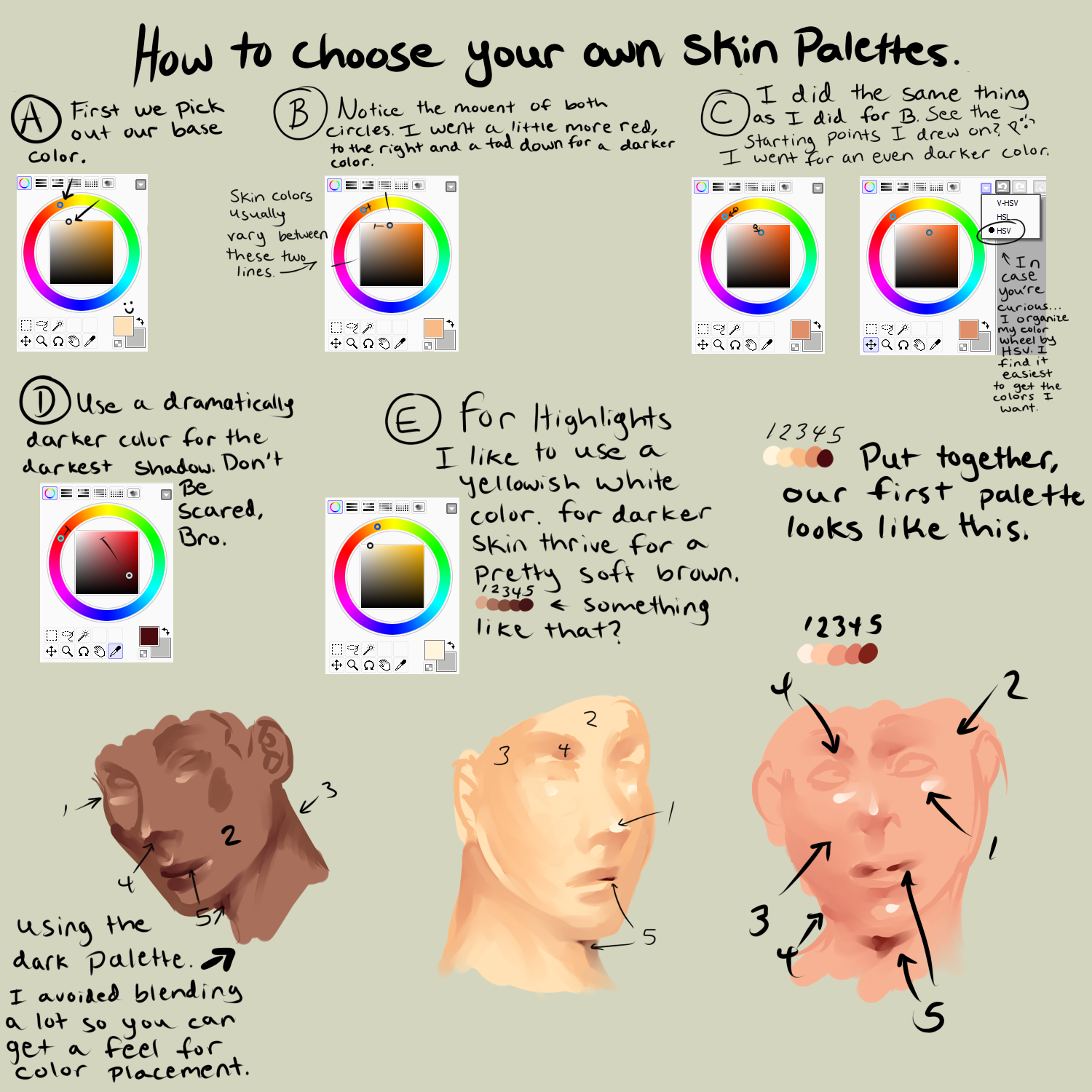 How To Pick Out Your Colors For Semi Realism