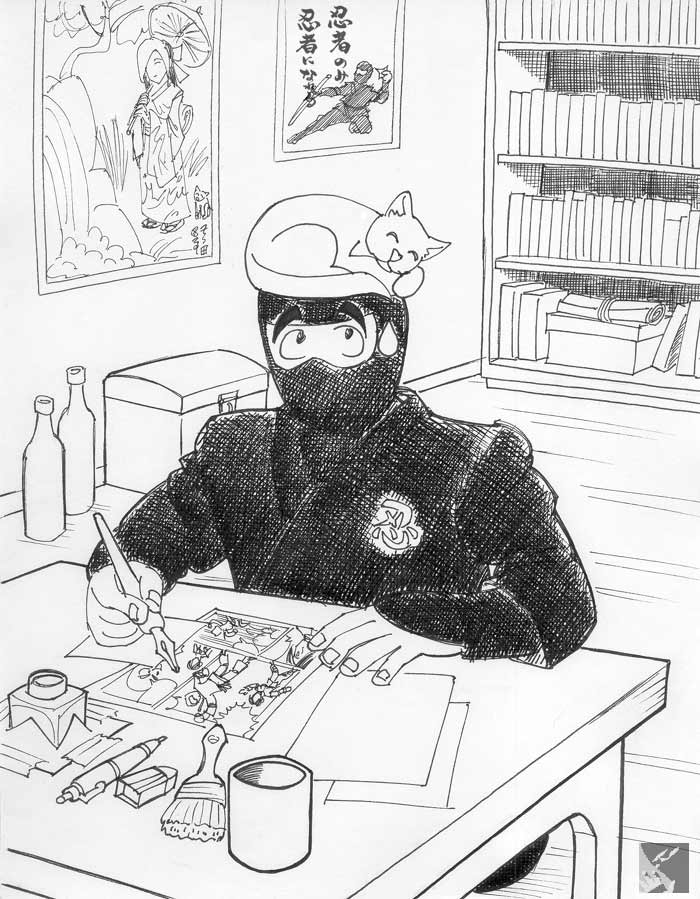 Ninja Mangaka With Disciple