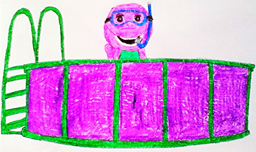Barney Inflatable Pool Barney Sized Swimming Pool by BestBarneyFan on DeviantArt
