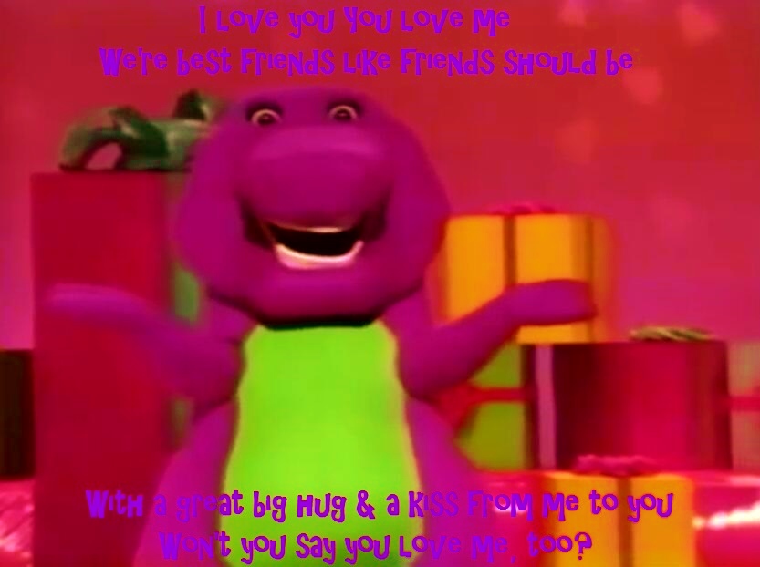 Barney S I Love You Meme By Bestbarneyfan On Deviantart Barney S I Love You Meme By Bestbarneyfan On Deviantart