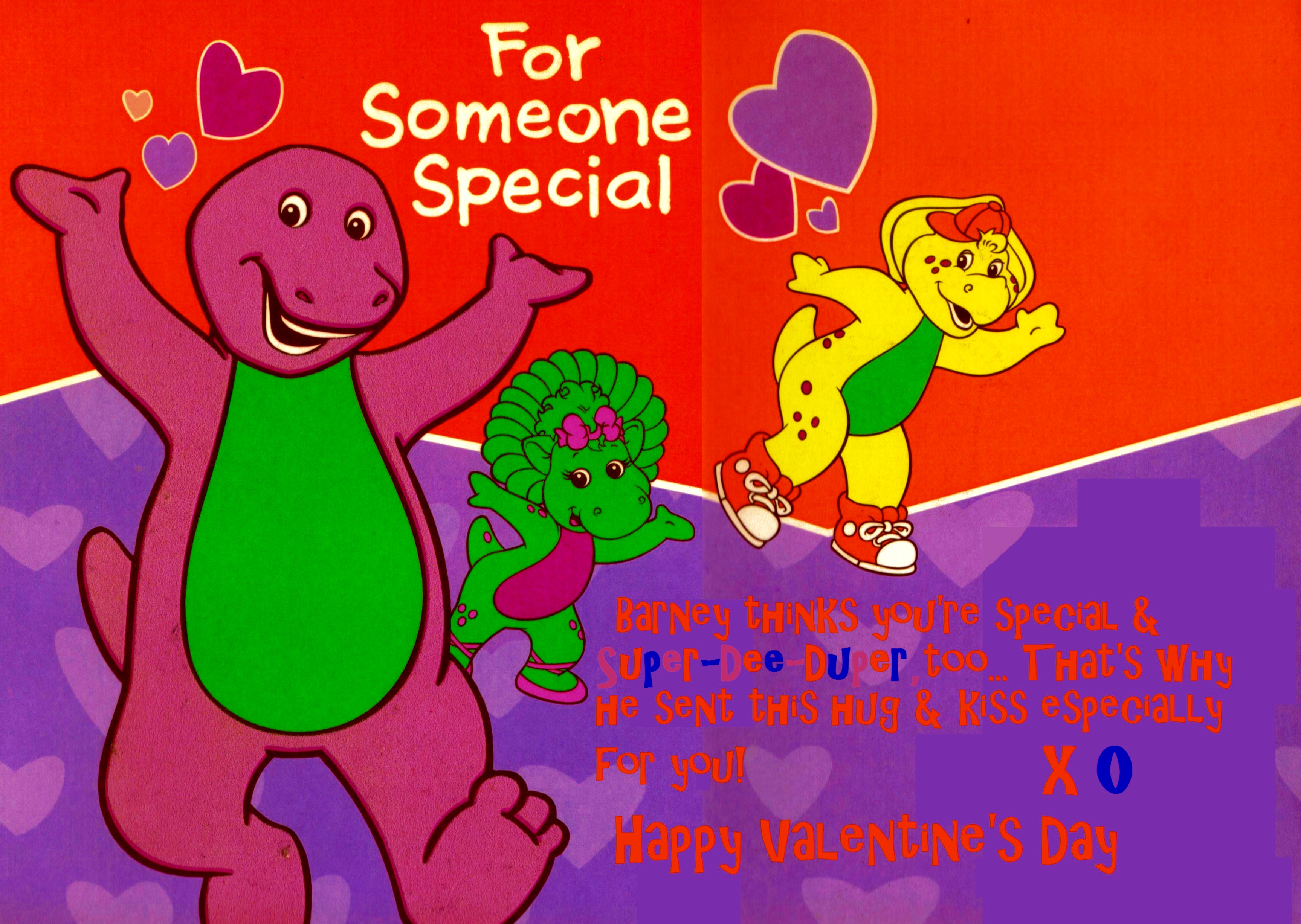 Barney's Valentine Greeting