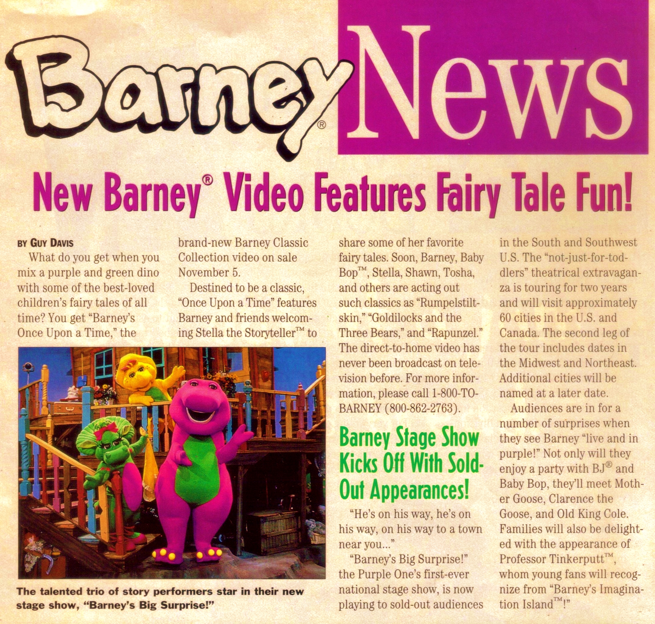 Quem lembra do Barney? – the news