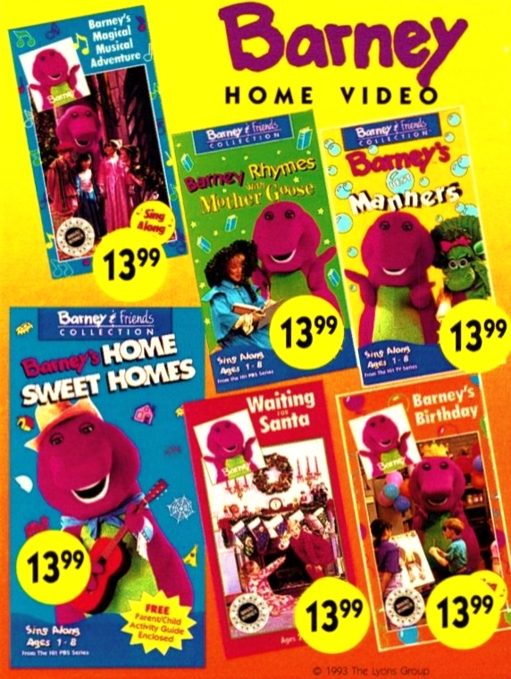 Barney Home Video 1993 by BestBarneyFan on DeviantArt