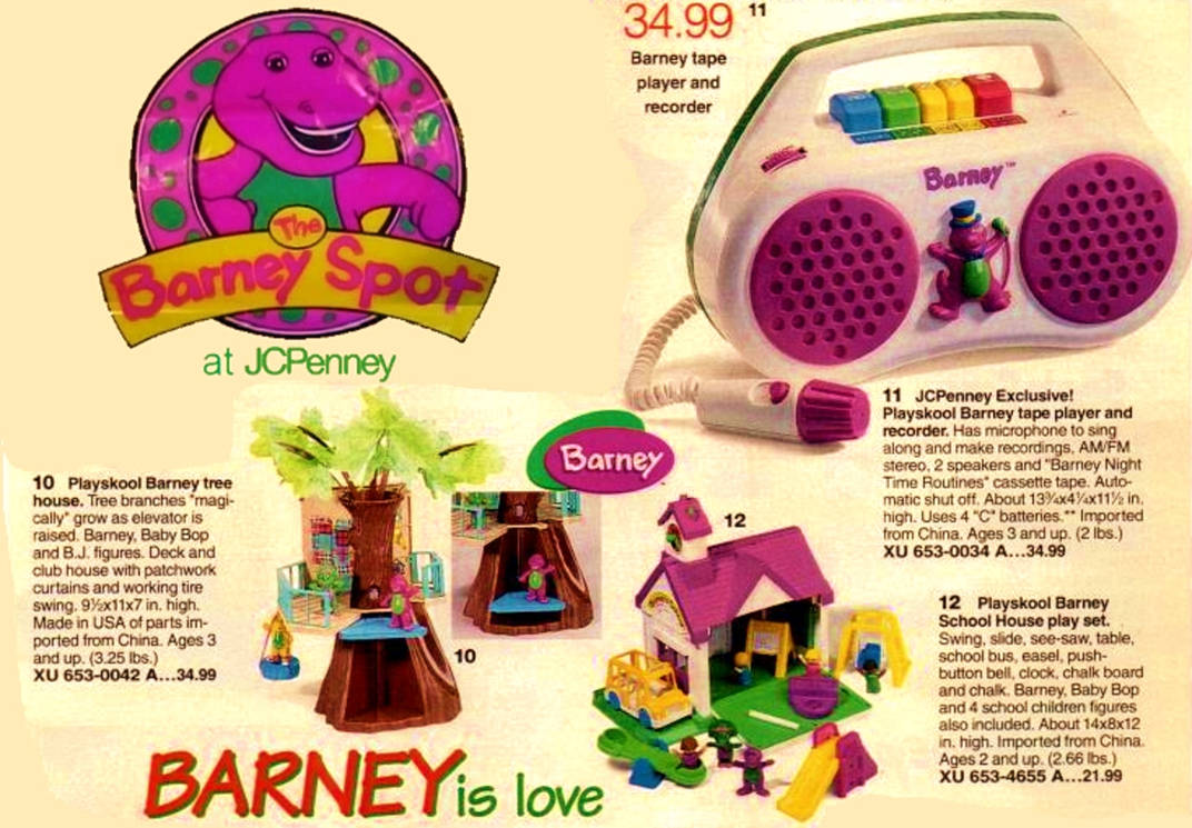 Barney Toys At JCPenney by BestBarneyFan on DeviantArt
