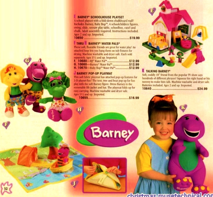 Barney Products (Holiday 1996) by BestBarneyFan on DeviantArt
