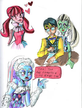 Monster High Doodles