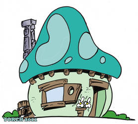 a smurf House 01