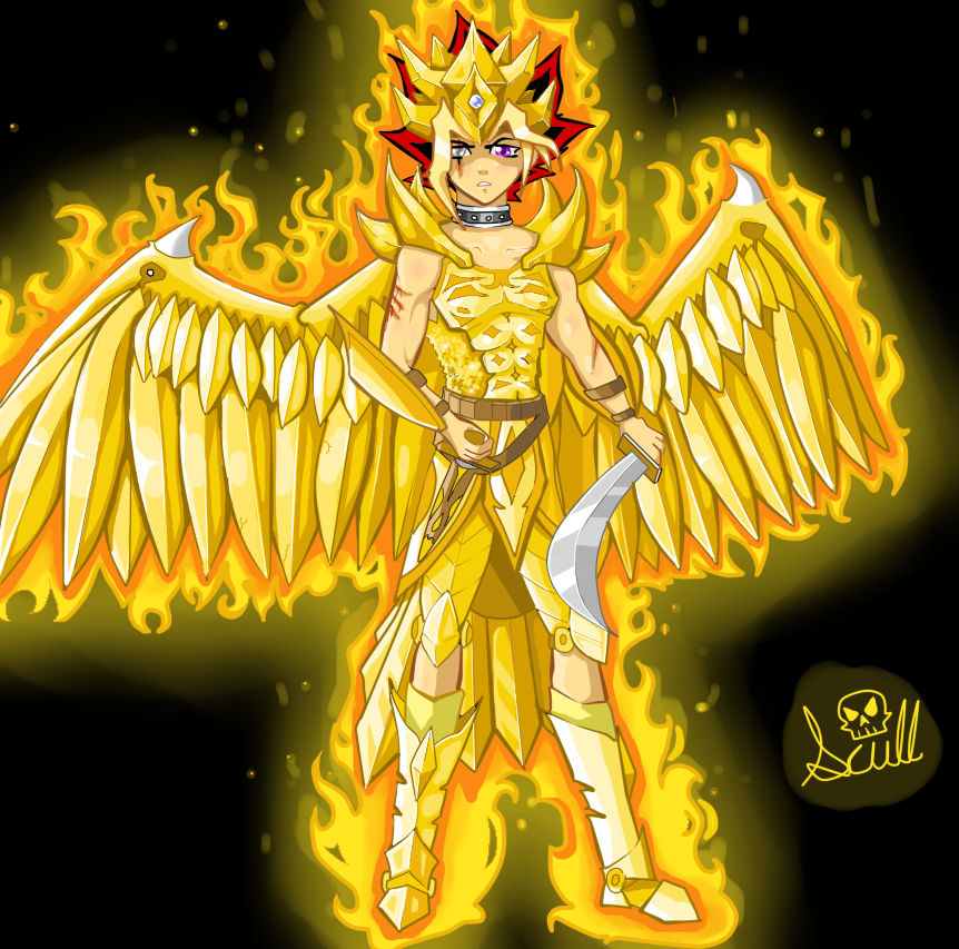 winged armor of Ra (colored) by skuullhead on DeviantArt