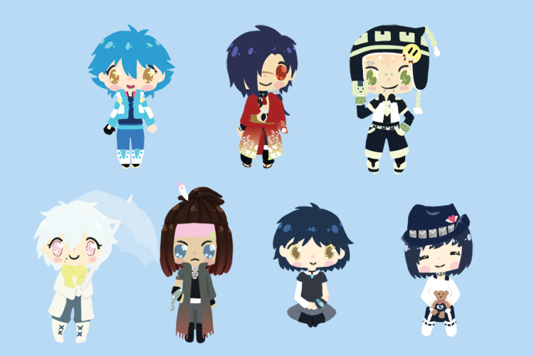 Dramatical Murder keychains