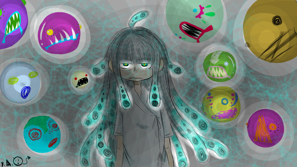 Alien girl wallpaper by JitteringYui on DeviantArt