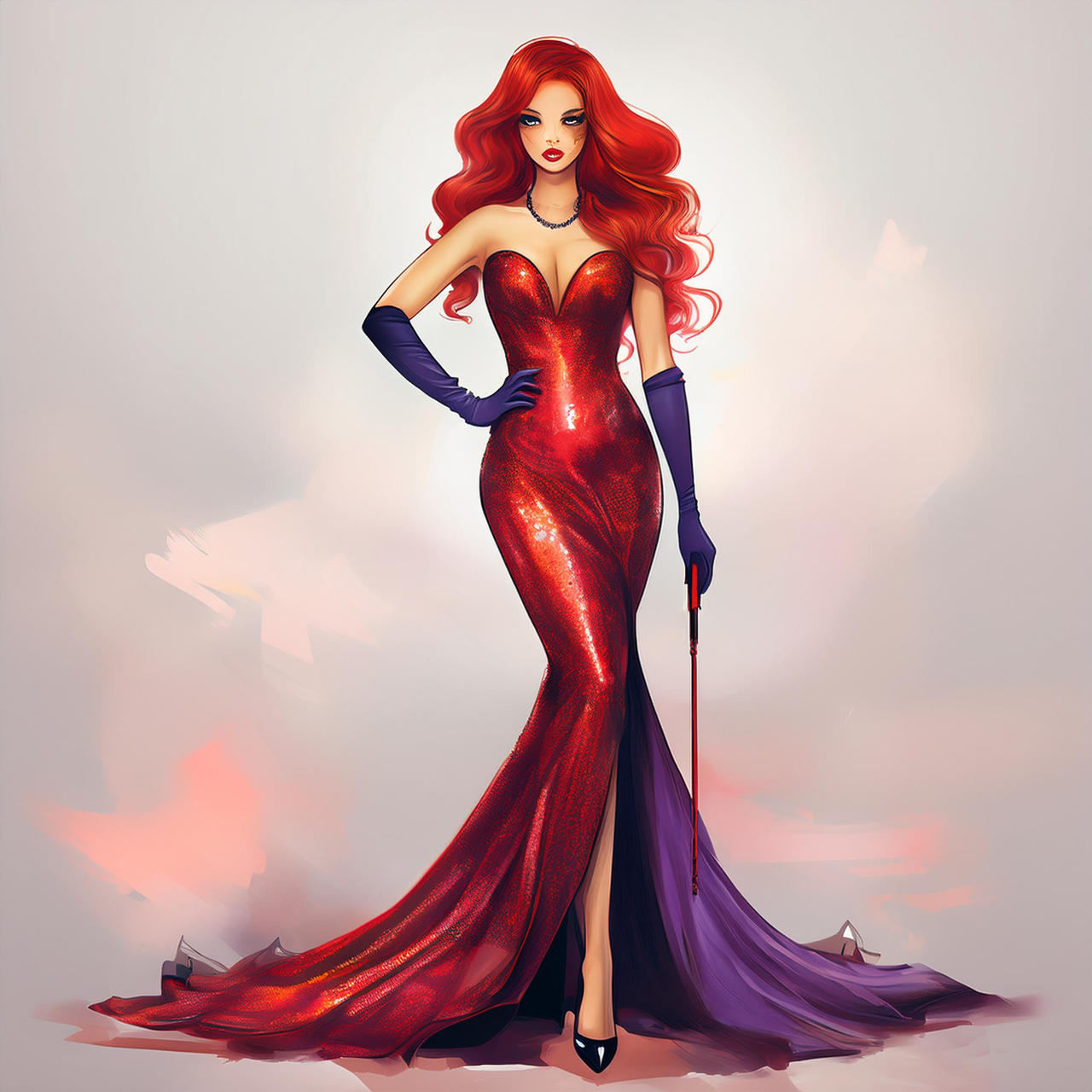 Jessica Rabbit Ai Jessica Rabbit Adobe Firefly AI art version by hessed on DeviantArt
