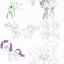 ponys and portals sketch dump2