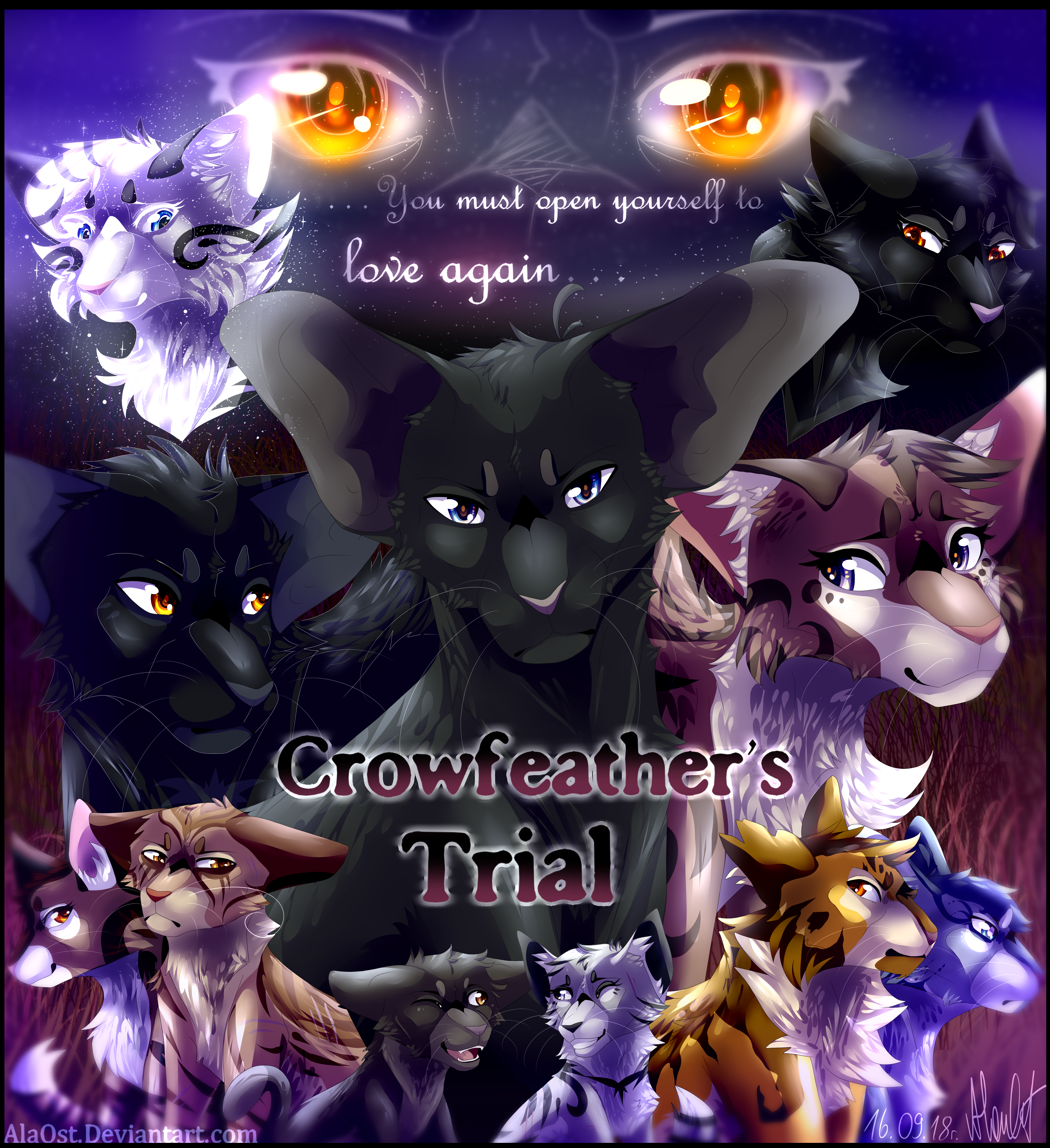 Crowfeather S Trial Warrior Cats By Alaost On Deviantart Crowfeather S Trial Warrior Cats By Alaost On Deviantart