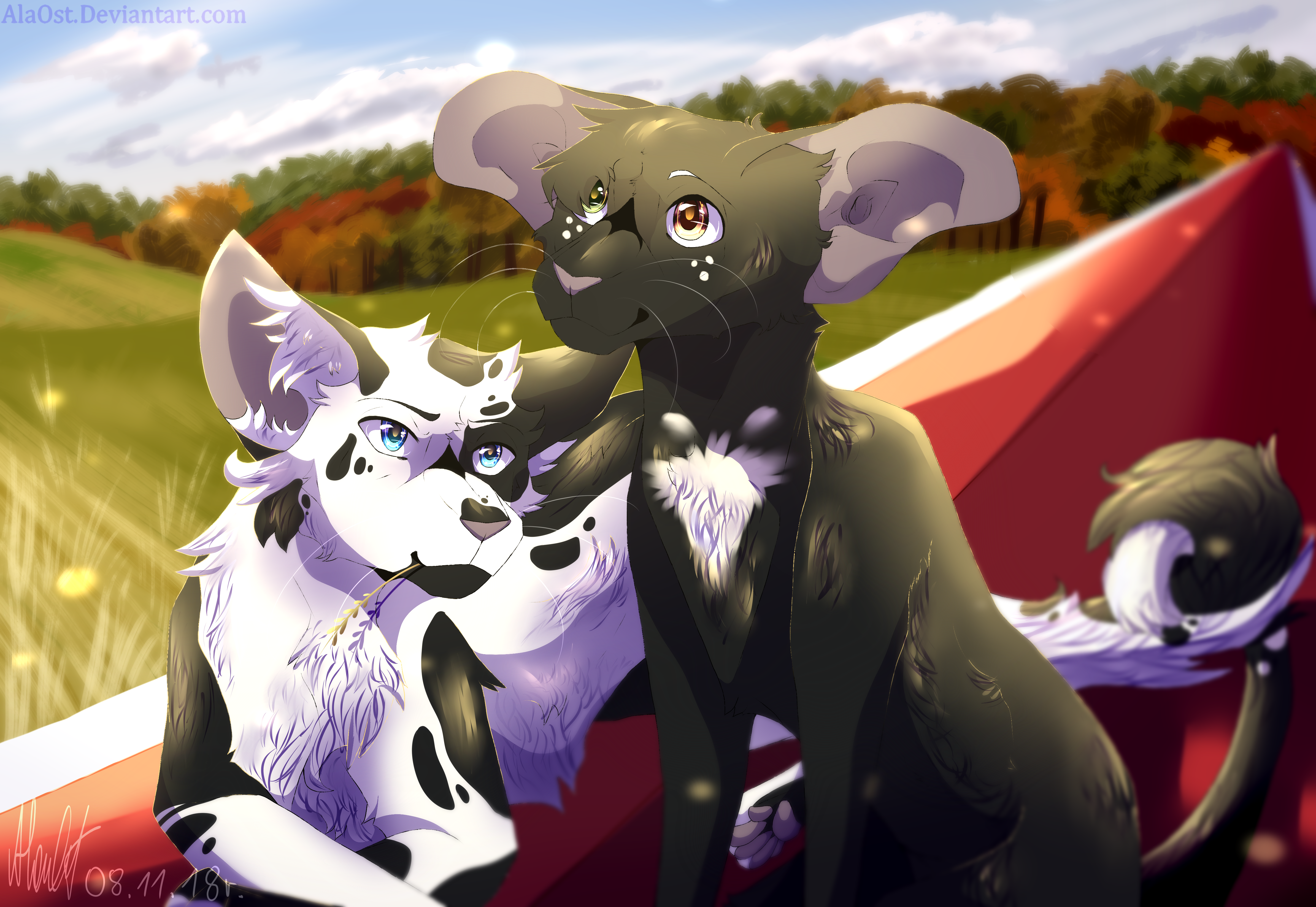 Barley and Ravenpaw (Warrior Cats) by Mekaska -- Fur Affinity [dot] net