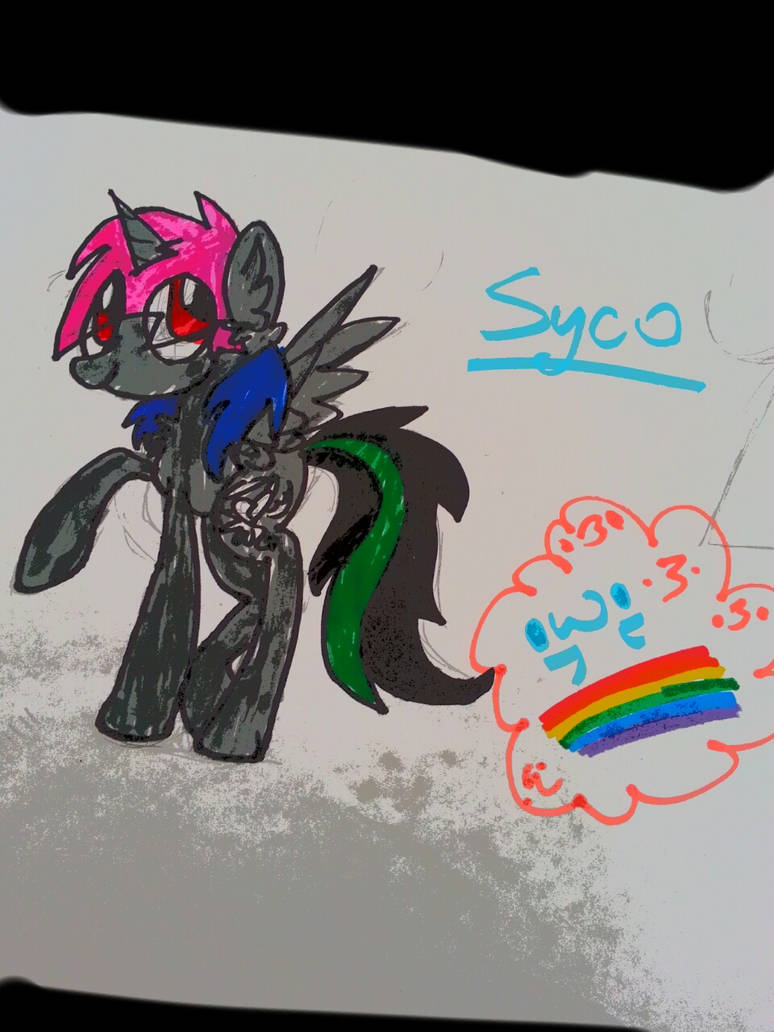 Syco Drawing Sticker Syco by sycopikaboo on DeviantArt