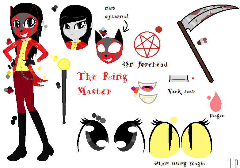 The Ring Master ref sheet