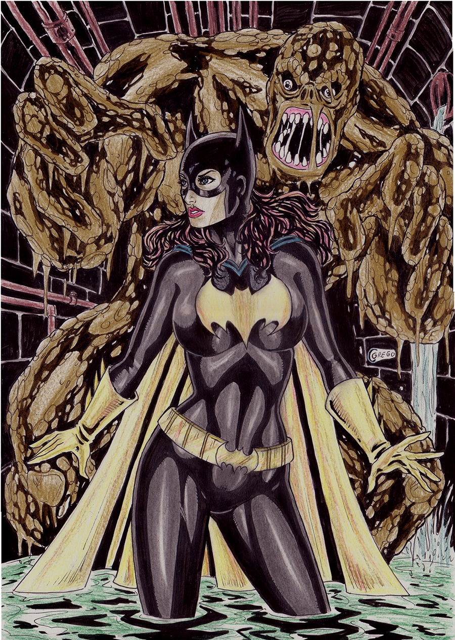 Batgirl Vs Clayface