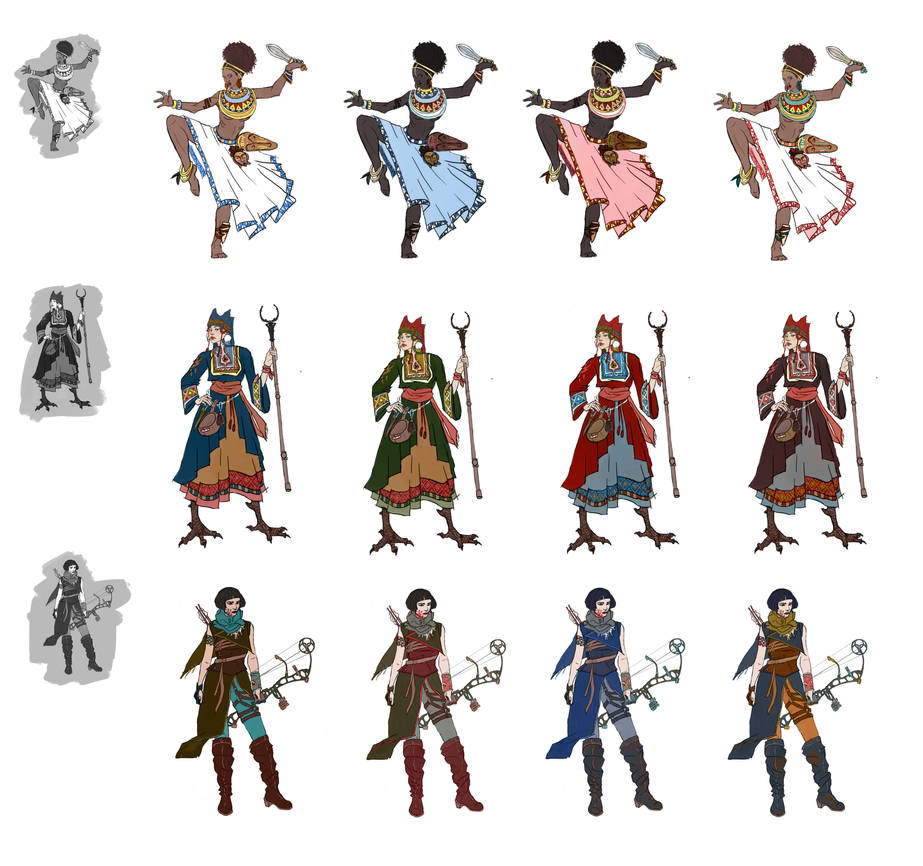 Character Design. Color by SinyaPtaha on DeviantArt