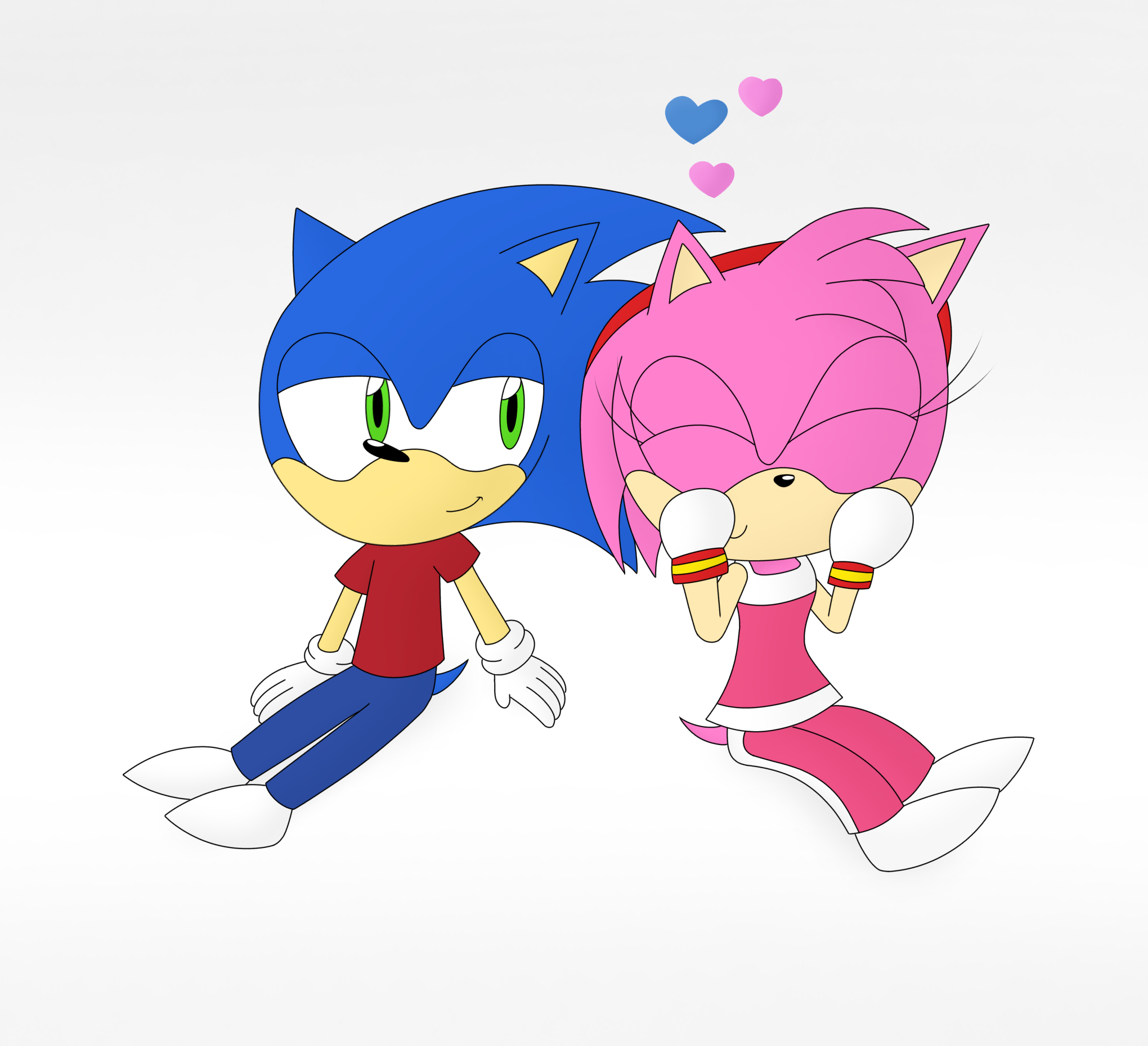 Sonamy Family by Saphira24667 on DeviantArt  Sonic fan art, Sonic and amy,  Star wars art