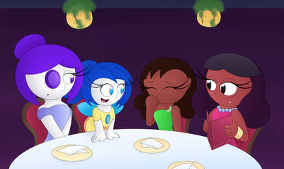 AT: Ladies at the restaurant