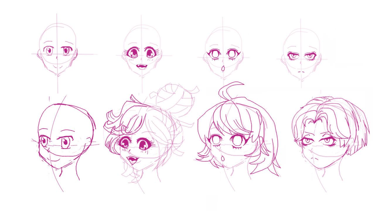 Anime Inferium Practice Anime exercises by HushhNowQuiet on DeviantArt