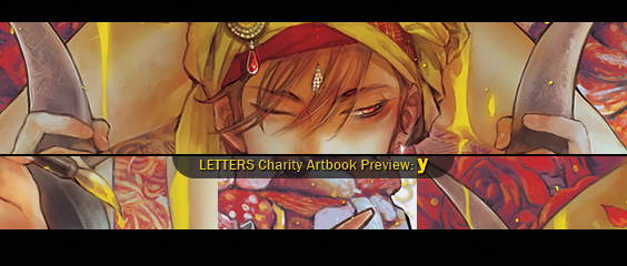 Letters Charity Artbook Preview: y