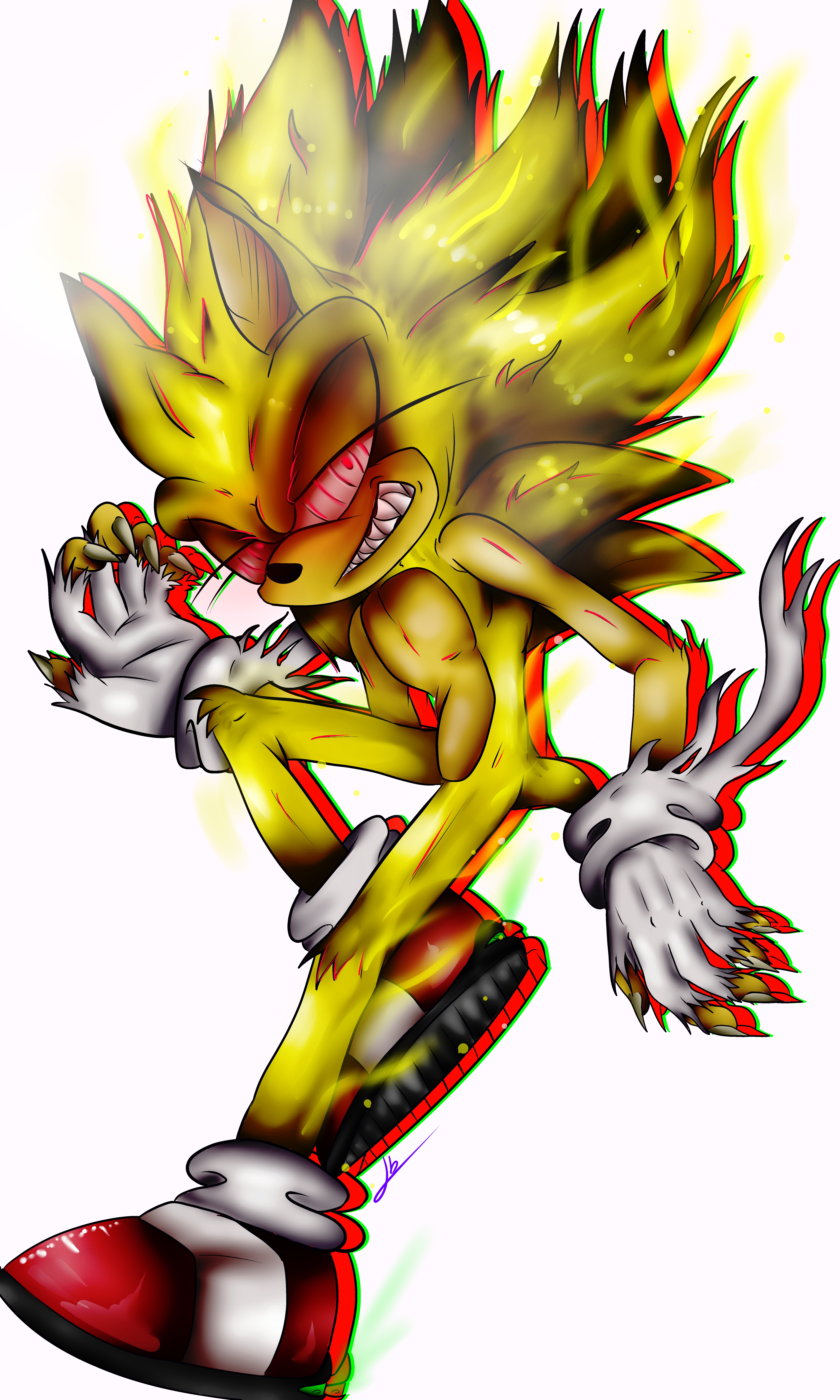 Fleetway Super Sonic, Super Sonic by ~Sweecrue on deviantART