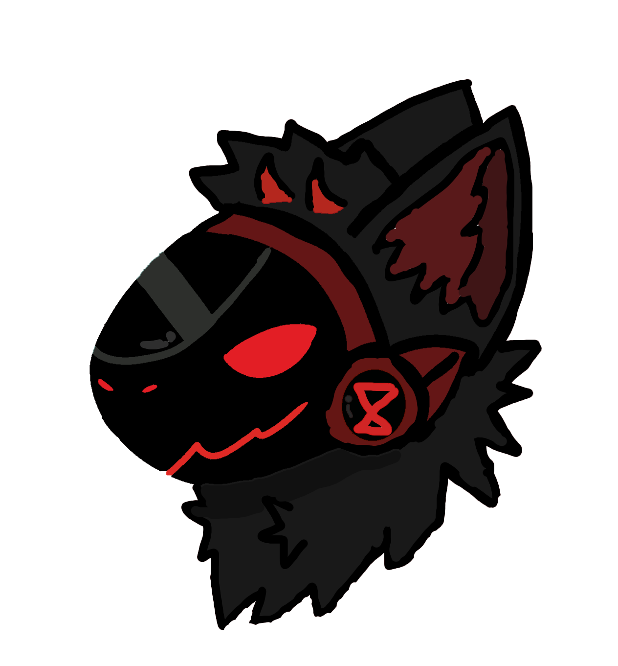 Red protogen. by PansexualProto on DeviantArt