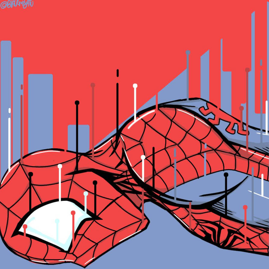 Spider-Man fall by BlackMishtu on DeviantArt