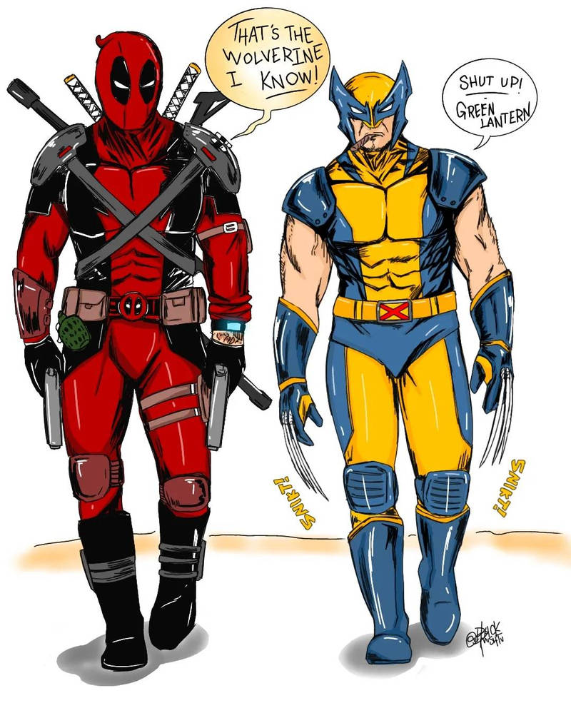 Deadpool Wolverine By BlackMishtu On DeviantArt deadpool-wolverine-by-blackmishtu-on-deviantart