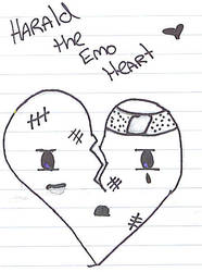 Harald the emo heart