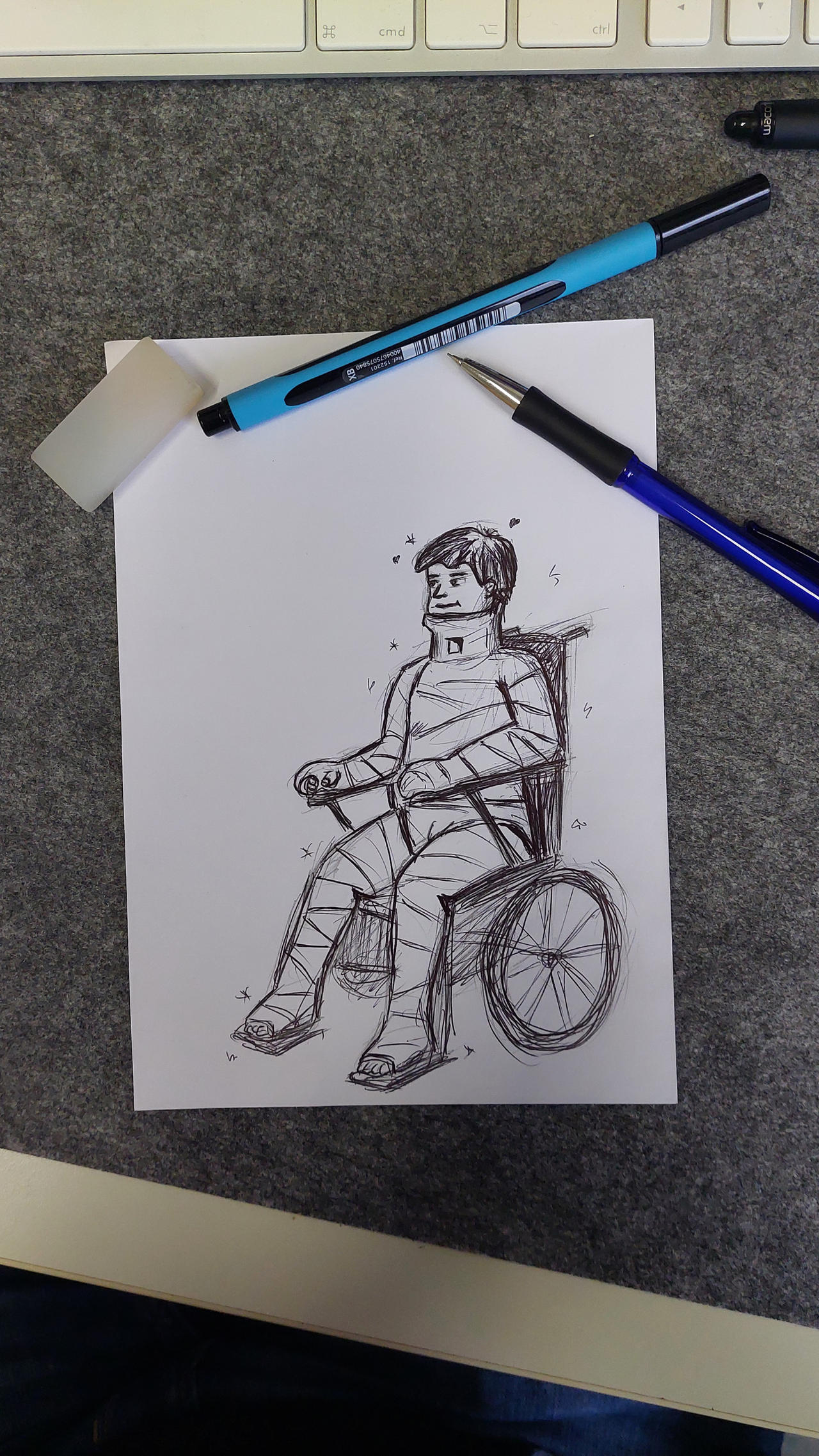 Full Body Cast traditional Art by Alexandracast on DeviantArt