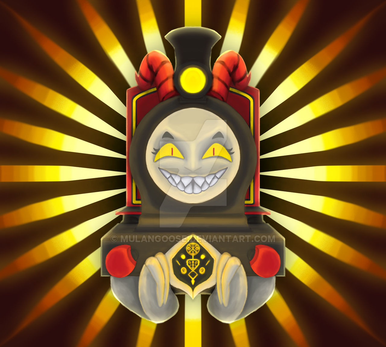 Train Engineer Devil Anchovy the Devil's Train by MulanGoose on DeviantArt