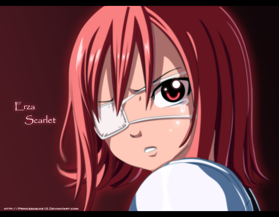 Young Erza : Tears of one Eye