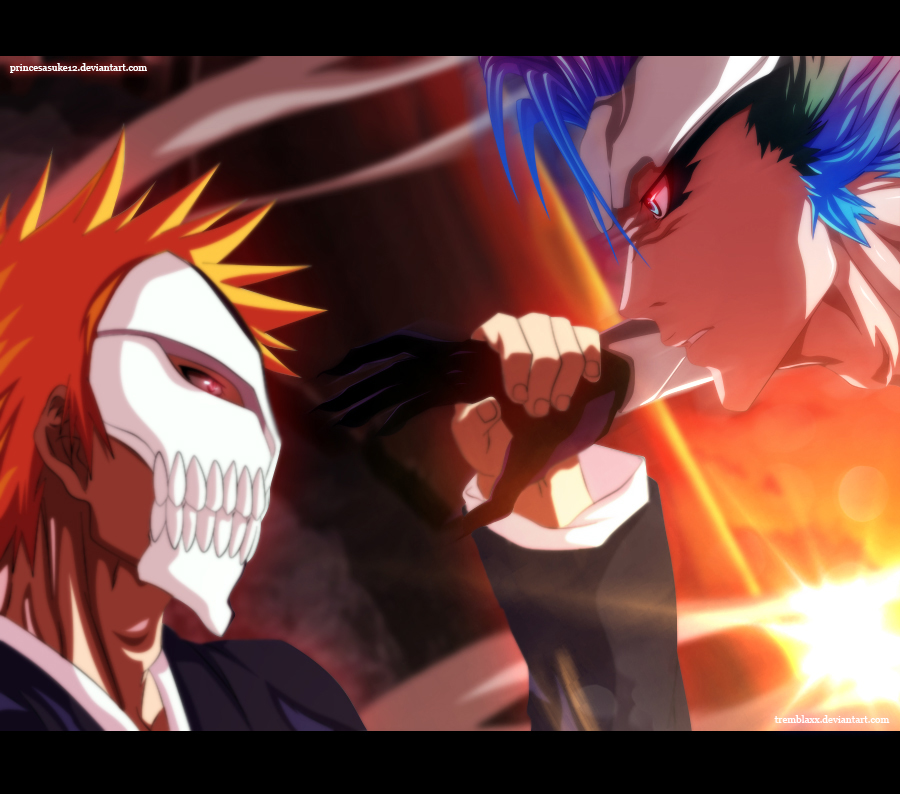 Ichigo Vs Grimmjow Collab By Akira 12 On Deviantart