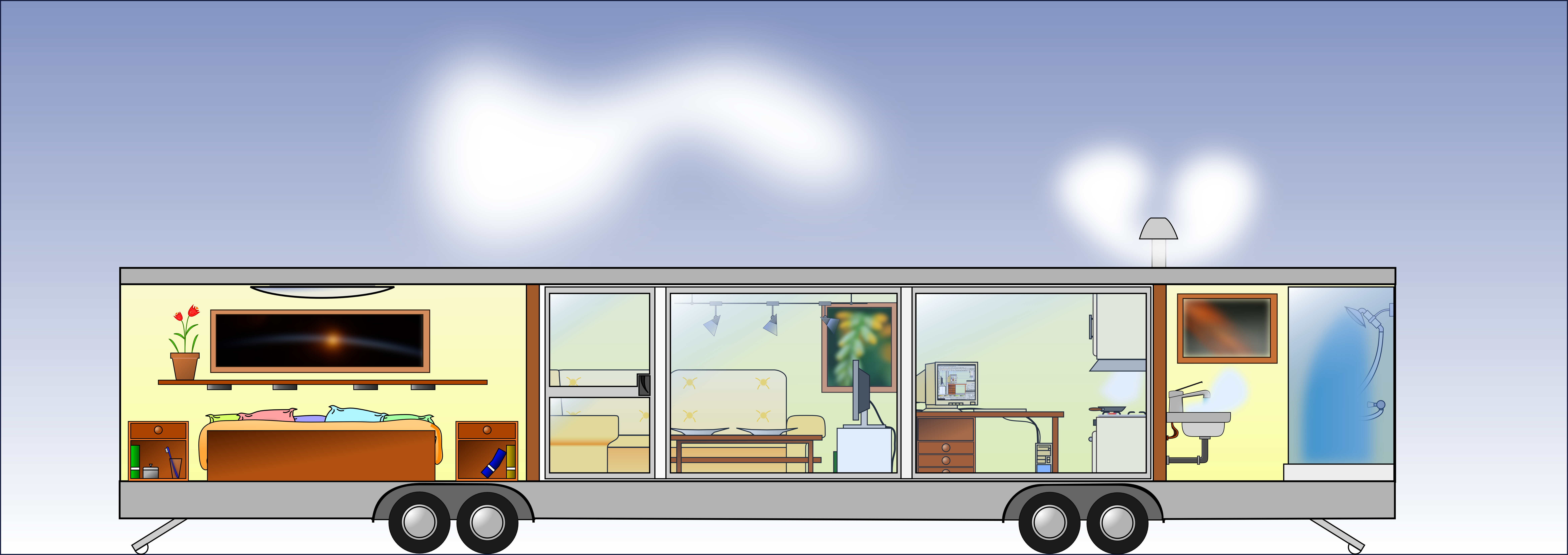 Living Camper aka 'Mobile Home' - total