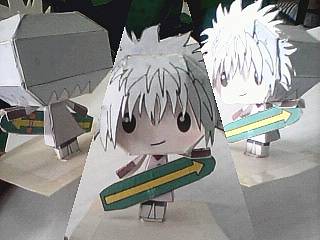 Killua paper craft!