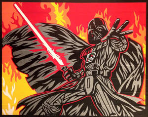 Darth Vader Duct Tape Art