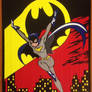 Batgirl Duct Tape Art