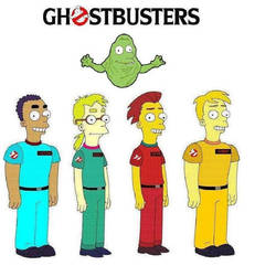 Real Ghostbusters Simpsons