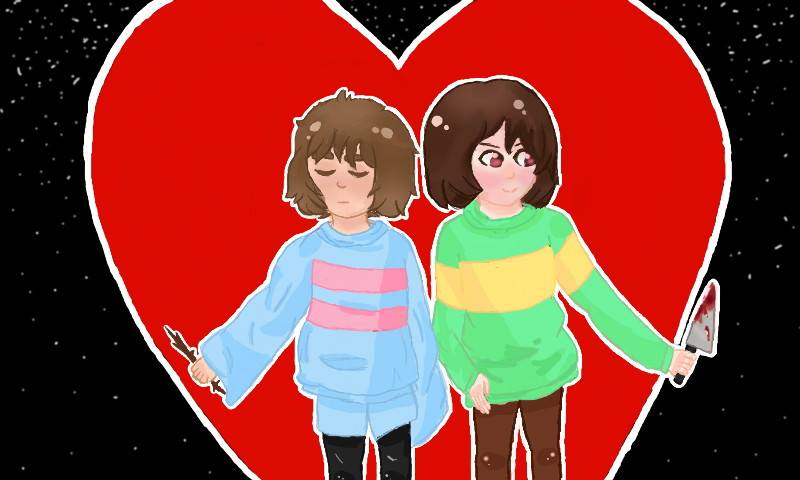 Frisk and Chara