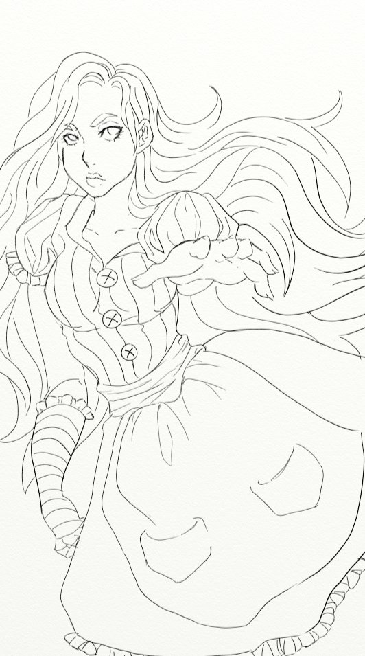 Alice the Madness Returns: Lineart