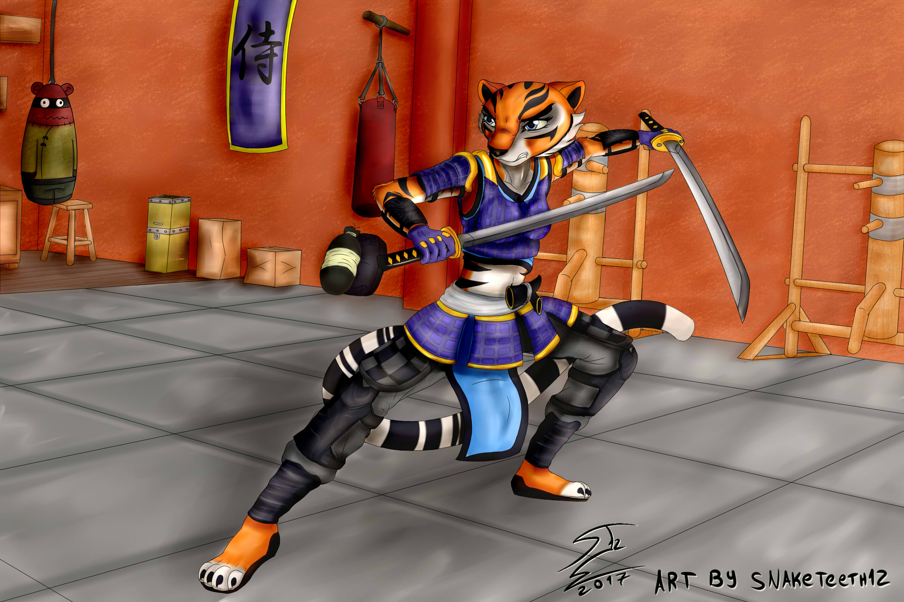 Kiera Nakamura, the Samurai Tigress!