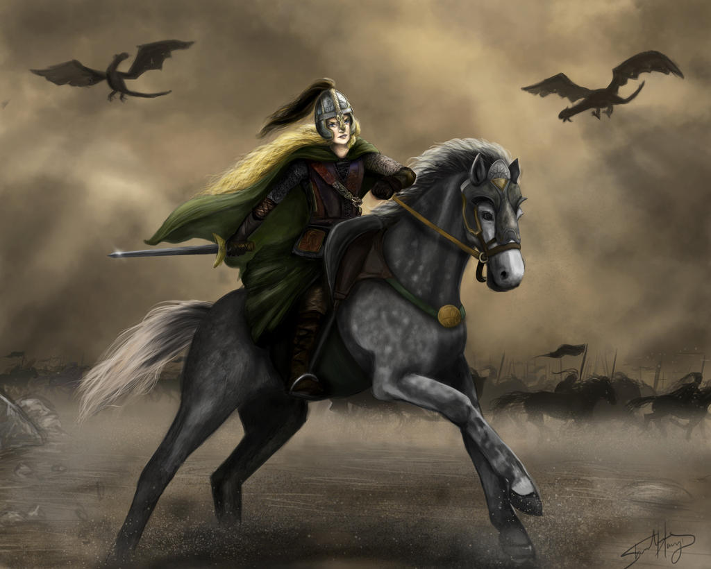 The Shieldmaiden of Rohan by Fantaasiatoidab on deviantART